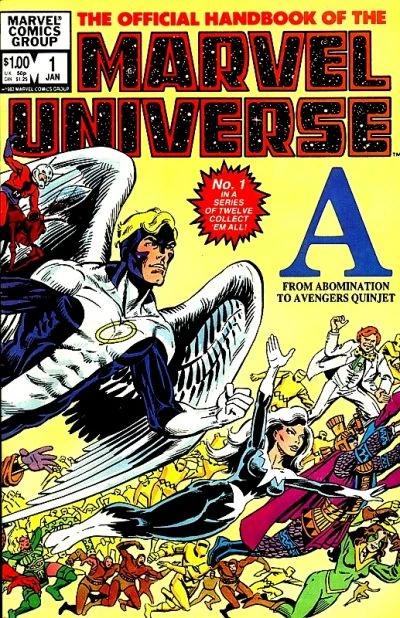 The Official Handbook of the Marvel Universe — Marvel's first attempt at documenting their shared universe