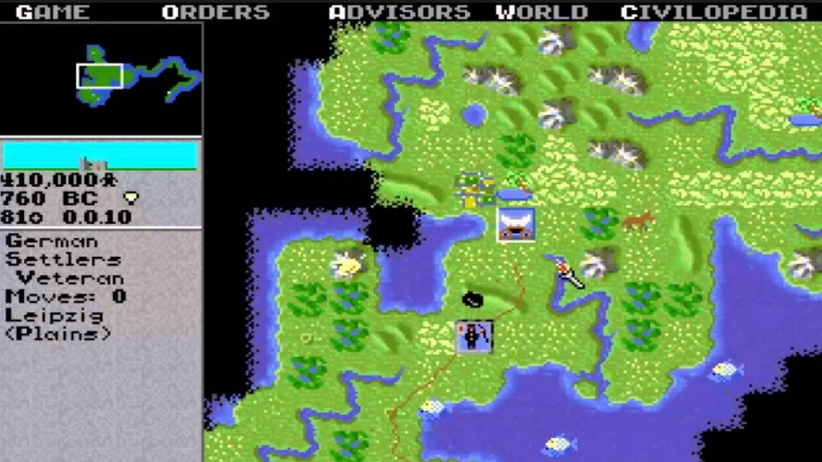 Civilization I Interface