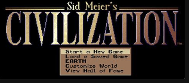 Civilization Home Screen
