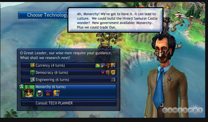Civilization Technology Advisor