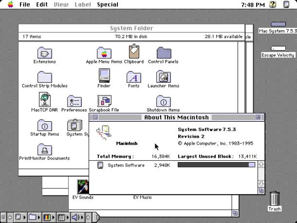 Classic Mac Interface