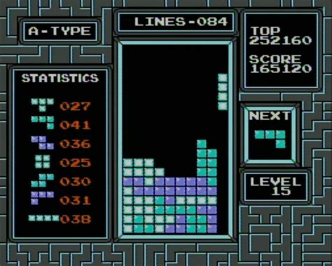 Tetris Interface Layout