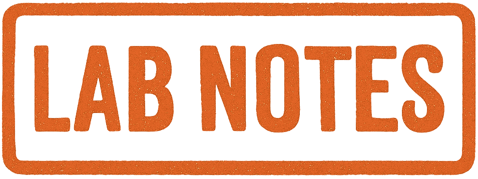 Lab Notes Stamp